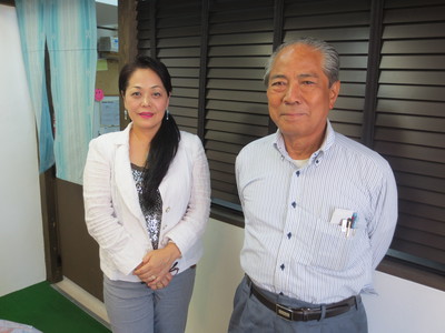 来間高子さんと波佐間善光さん.JPG